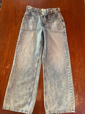 We The Free Light Blue Relaxed Straight Jeans